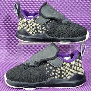 Nike Lebron XVIII TD 'Lakers' Athletic Shoes - Toddler 7C